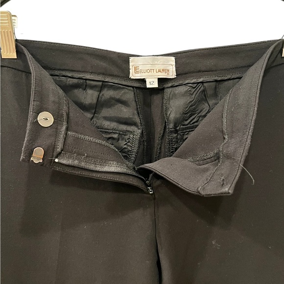 Elliot Lauren Black Pants Size 12 Lots of Stretch - Picture 3 of 5